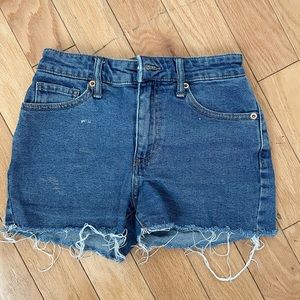 Blue shorts